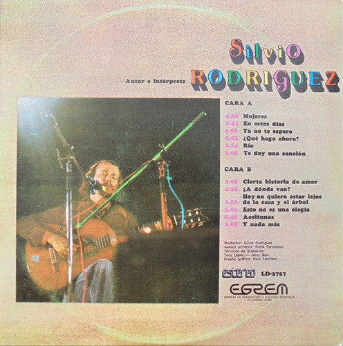 Silvio Rodríguez : Mujeres (LP, Album, Gat)
