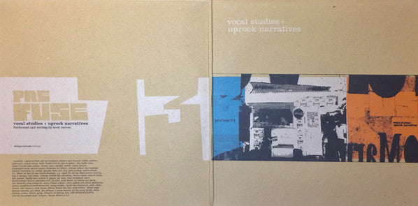 Prefuse 73 : Vocal Studies + Uprock Narratives (2xLP, Album, Gat)