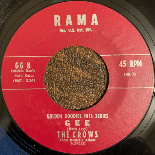 The Crows / The Teenagers : Gee / Baby, Baby (7", Single)