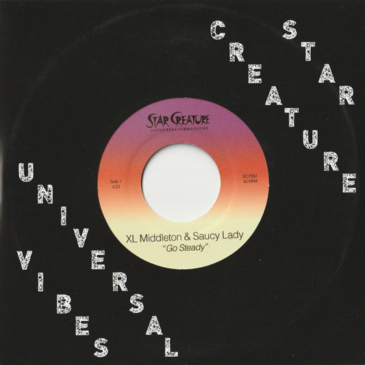 XL Middleton & Saucy Lady : Go Steady (7", Ltd)