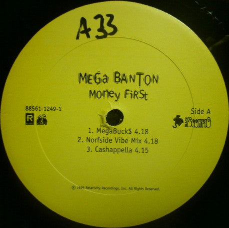Mega Banton : Money First (12", Maxi)