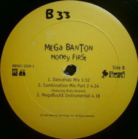 Mega Banton : Money First (12", Maxi)