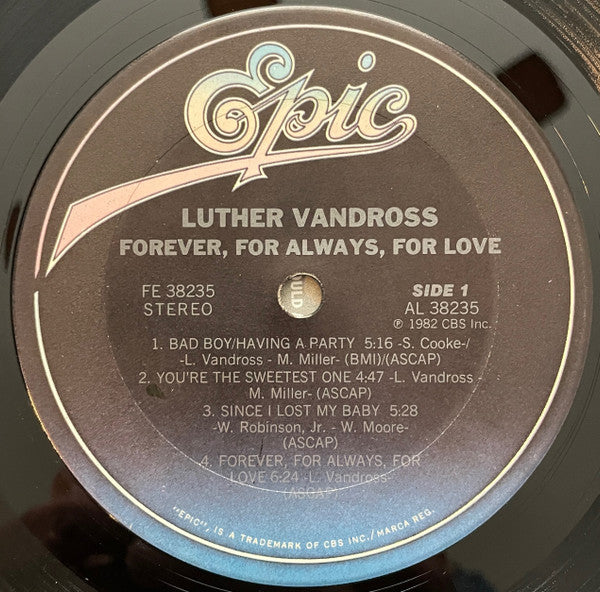 Luther Vandross : Forever, For Always, For Love (LP, Album, Ter)