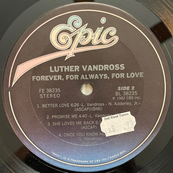 Luther Vandross : Forever, For Always, For Love (LP, Album, Ter)