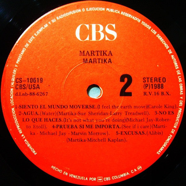 Martika : Martika (LP, Album)