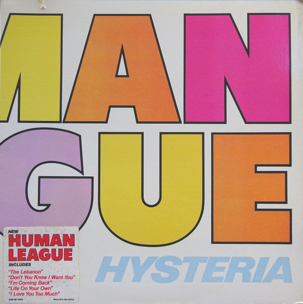 The Human League : Hysteria (LP, Album, Gat)