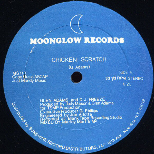 Glen Adams and DJ Freeze (2) : Chicken Scratch (12")