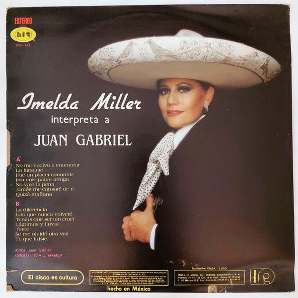 Imelda Miller : Interpreta A Juan Gabriel (LP, Album)