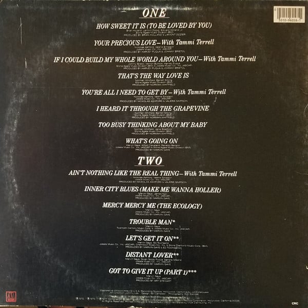 Marvin Gaye : Every Great Motown Hit Of Marvin Gaye (LP, Comp, Club, CRC)