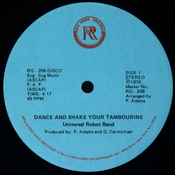 The Universal Robot Band : Dance And Shake Your Tambourine (12")