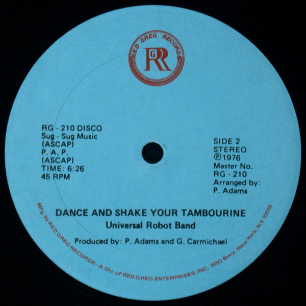 The Universal Robot Band : Dance And Shake Your Tambourine (12")