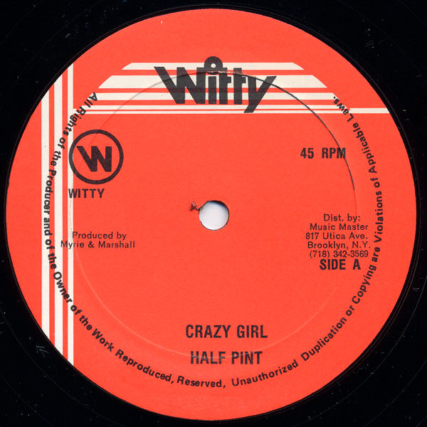 Half Pint (3) : Crazy Girl (12")