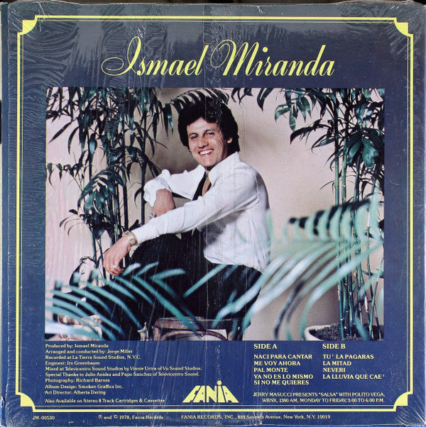 Ismael Miranda : Sabor, Sentimiento Y Pueblo (LP, Album)
