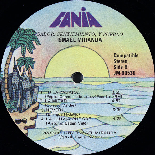 Ismael Miranda : Sabor, Sentimiento Y Pueblo (LP, Album)