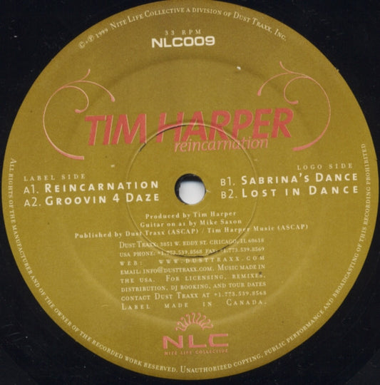 Tim Harper : Reincarnation (12")