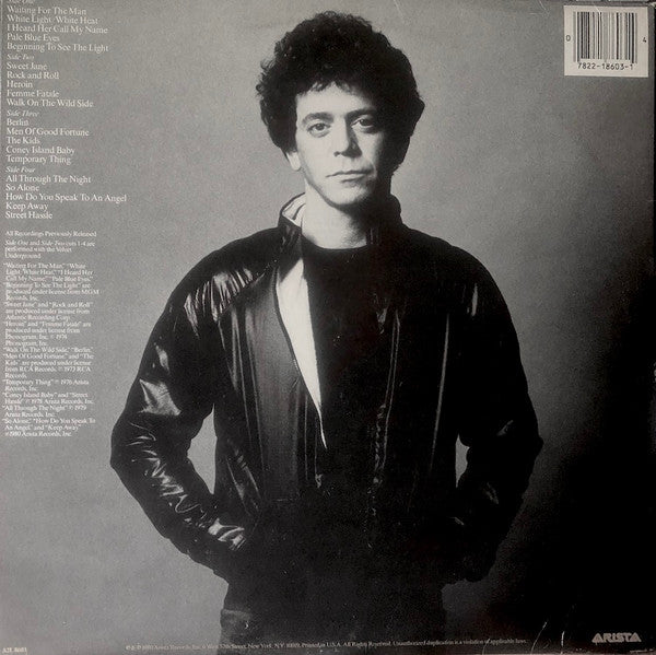 Lou Reed : Rock And Roll Diary 1967-1980 (2xLP, Comp, Ter)