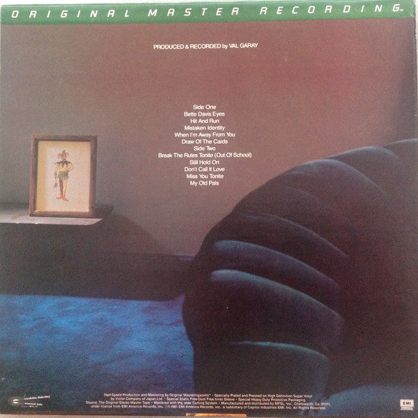 Kim Carnes : Mistaken Identity (LP, Album, Ltd, RE, RM)
