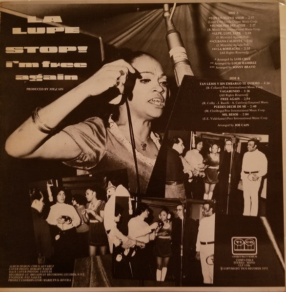 La Lupe : Stop! I'm Free Again (LP, Album, Mono)