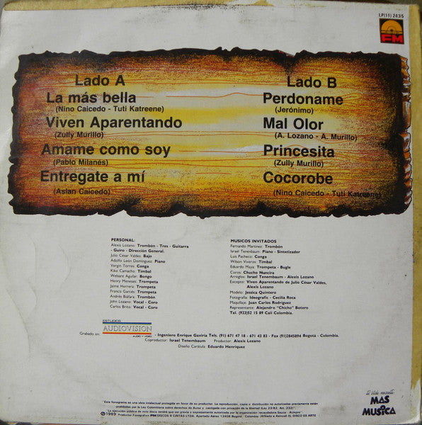 Guayacán Orquesta : La Mas Bella (LP, Album)