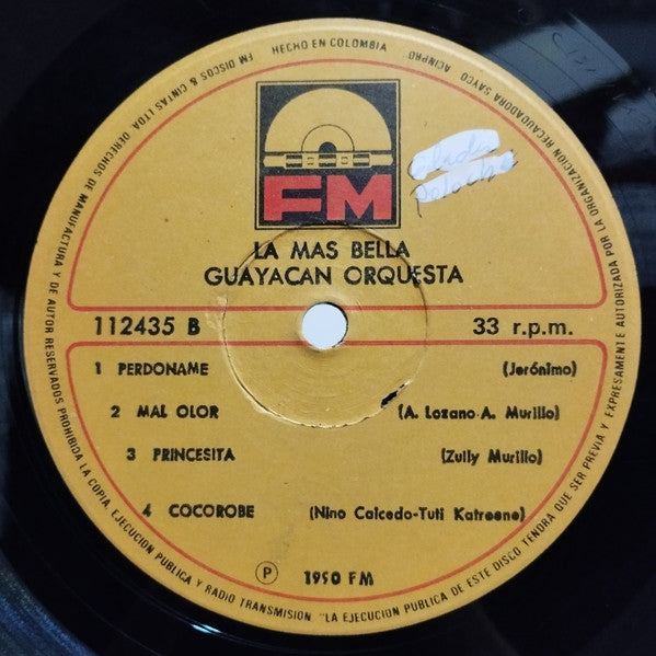 Guayacán Orquesta : La Mas Bella (LP, Album)