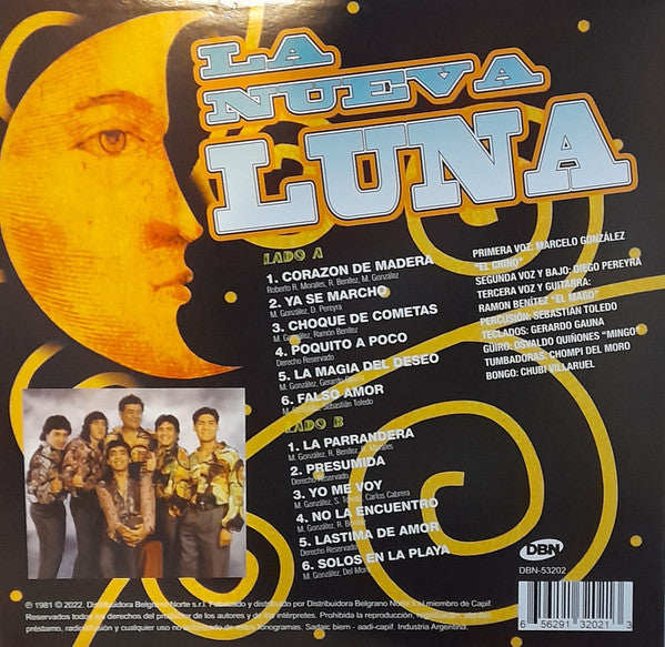La Nueva Luna : Corazón de madera (LP, Album)