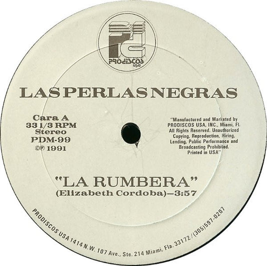 Las Perlas Negras : La Rumbera (12")