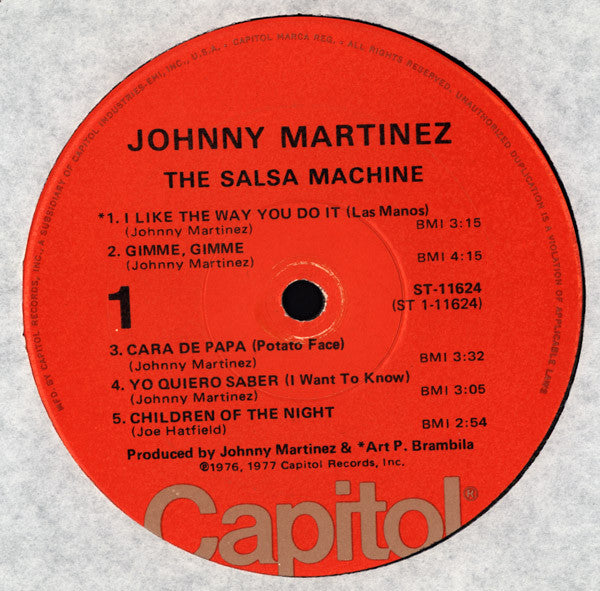 Johnny Martinez : The Salsa Machine (LP, Album)