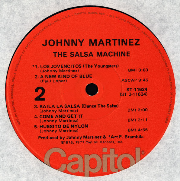 Johnny Martinez : The Salsa Machine (LP, Album)