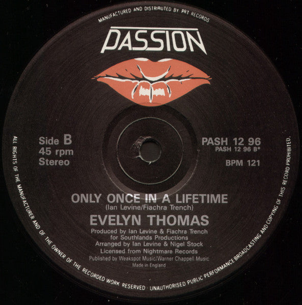 Evelyn Thomas : High Energy '90 Remix (12")