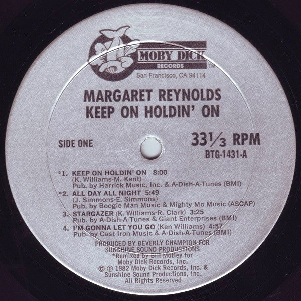 Margaret Reynolds : Keep On Holdin' On (LP, Album)