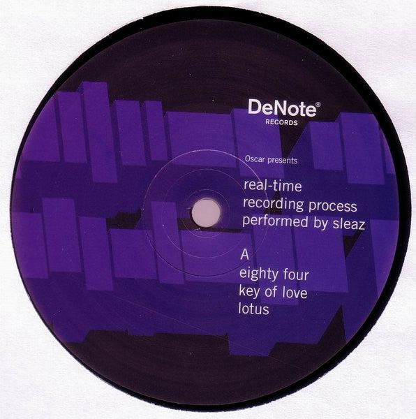Sleaz : Real-Time Recording Process (12")
