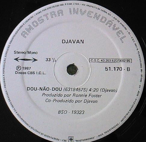 Djavan : Dou-Não-Dou (12", Promo)