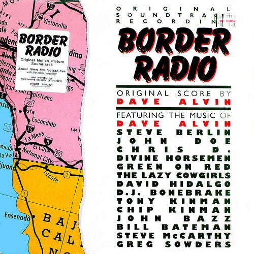 Various : Border Radio (Original Soundtrack Recording) (LP, Comp)