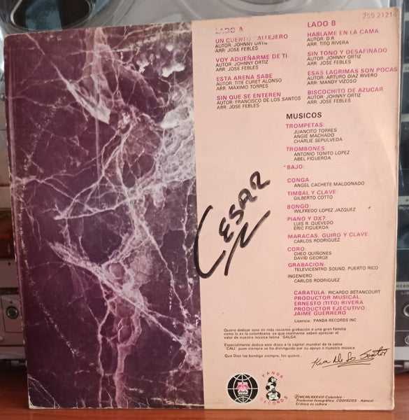 Kim De Los Santos Y Su Orquesta : Un Cuento Callejero (LP, Album)