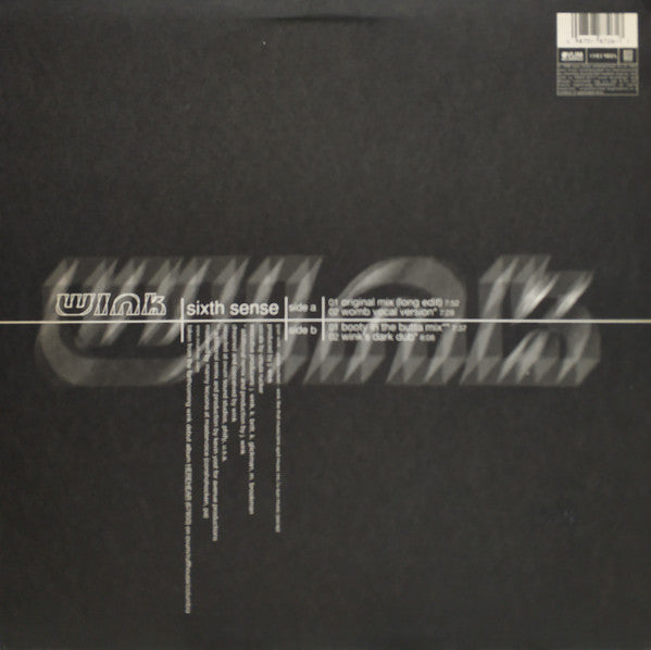 Josh Wink : Sixth Sense (12")