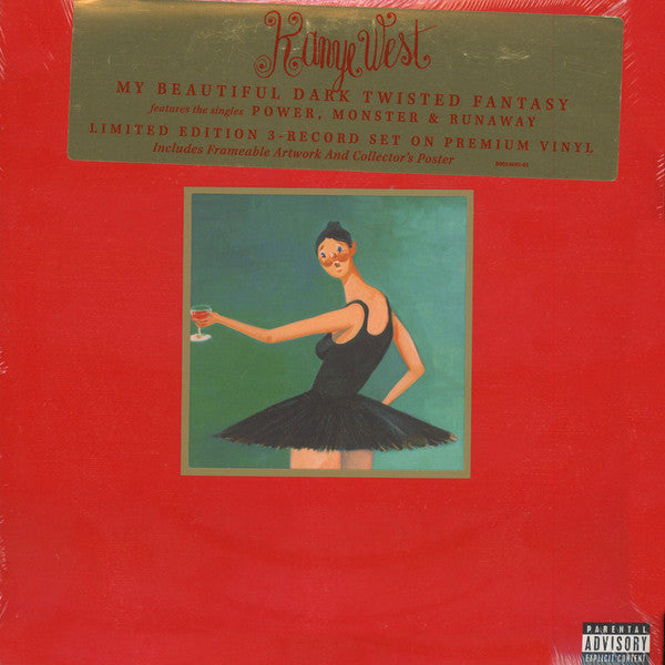 Kanye West : My Beautiful Dark Twisted Fantasy (3xLP, Album, Ltd, Uni)