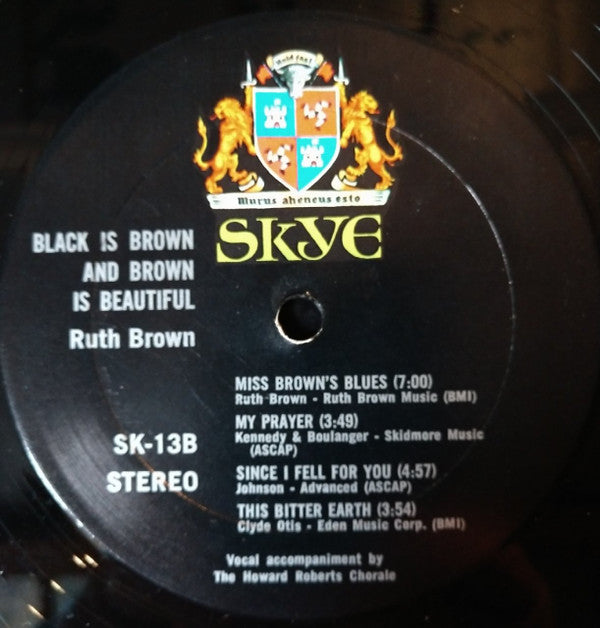 Ruth Brown : Black Is Brown And Brown Is Beautiful (LP, Album, Gat)