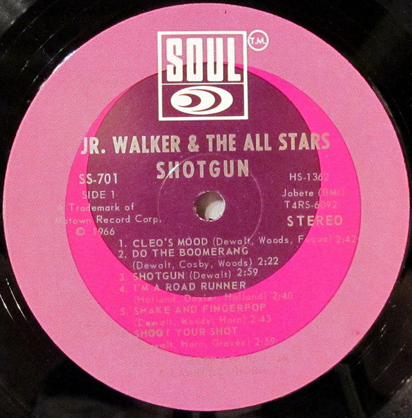 Junior Walker & The All Stars : Shotgun (LP, Album, RP, Ind)