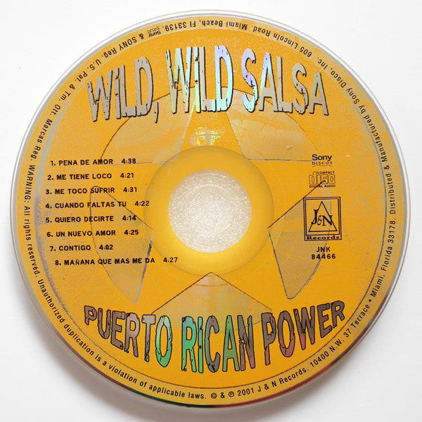 Puerto Rican Power : Wild, Wild Salsa (CD, Album)