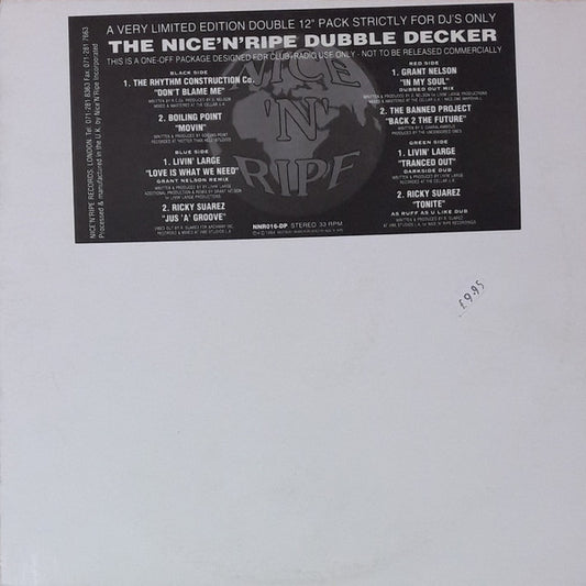 Various : The Nice'N'Ripe Dubble Decker (2x12", Ltd, Promo)