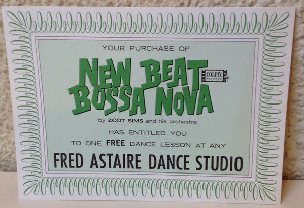 Zoot Sims And His Orchestra : New Beat Bossa Nova Means The Samba Swings (LP, Album, Mono, RE)