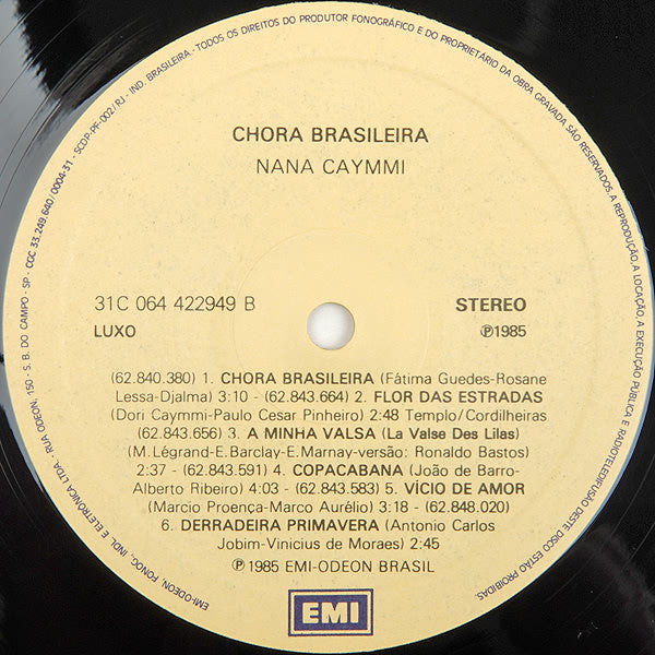 Nana* : Chora Brasileira (LP, Album)