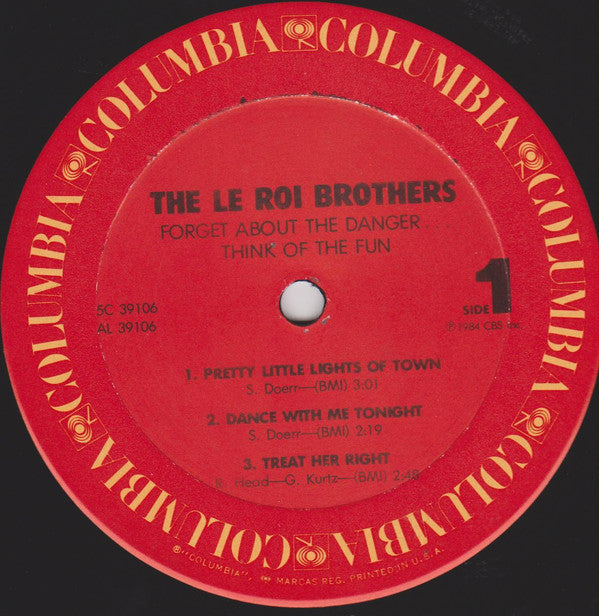 Leroi Brothers : Forget About The Danger Think Of The Fun (12", MiniAlbum)