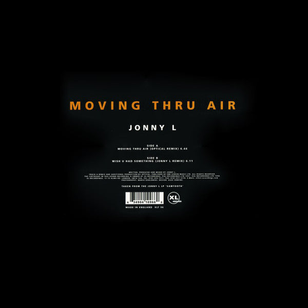 Jonny L : Moving Thru Air (10")