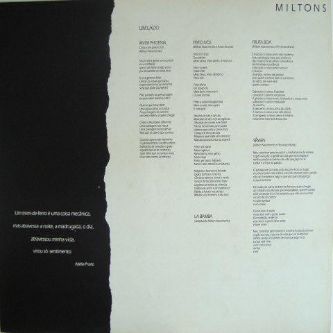 Milton Nascimento : Miltons (LP, Album)