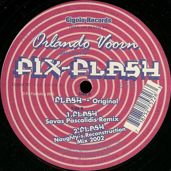 Orlando Voorn Presents Fix : Flash (12")