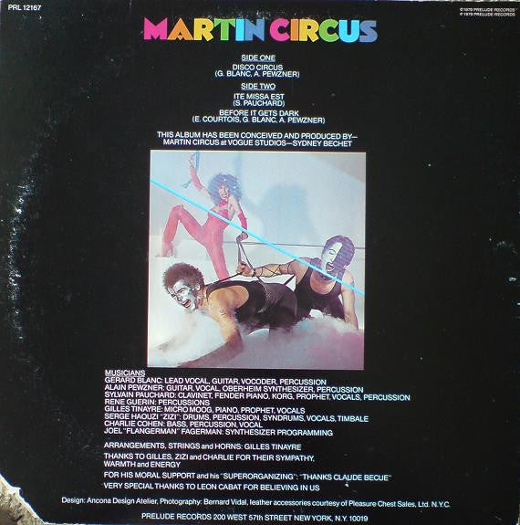 Martin Circus : Martin Circus (LP, Album, Promo)