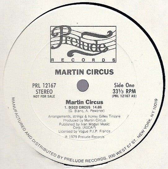 Martin Circus : Martin Circus (LP, Album, Promo)