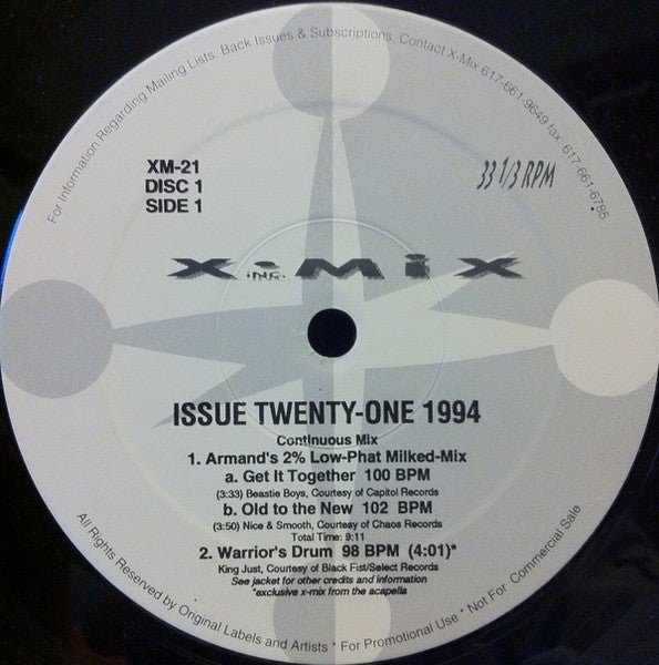 Various : X-Mix Issue Twenty One (2x12", Comp, Promo)