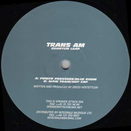 Trans Am : Quantum Leap (12")